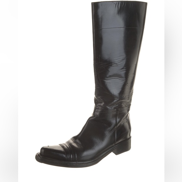 Prada Leather Riding Boots size 9 - Picture 2 of 5